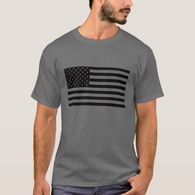 Camisa de Sinalizador Americano - Texto Preto (Frente)
