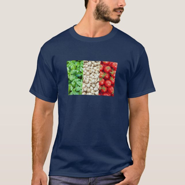 Camisa de Sinalizador de Comida Italiana (Frente)