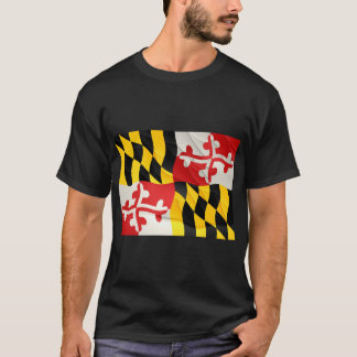 Camisa de Sinalizador de Maryland T com efeito de