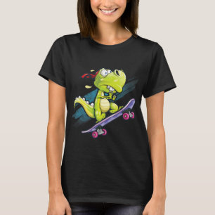 Camisa de skate Dino Meninos Skate Kids Homens