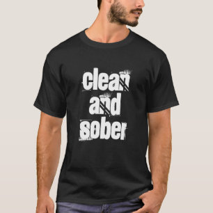 Camisa de Slogan de Sobriedade de Recuperação de 1