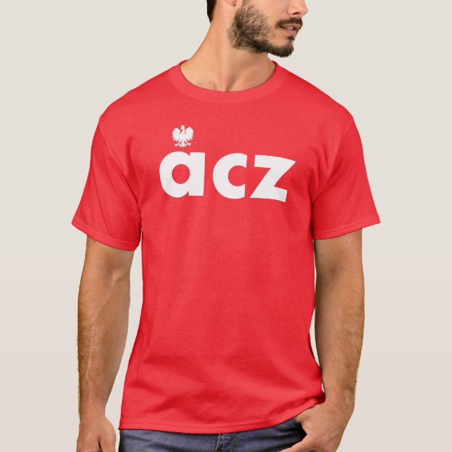 Camisa de Sobrenome polonesa ACZ (Frente)