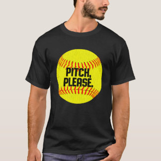 camisa de softball. Um presente de softball.