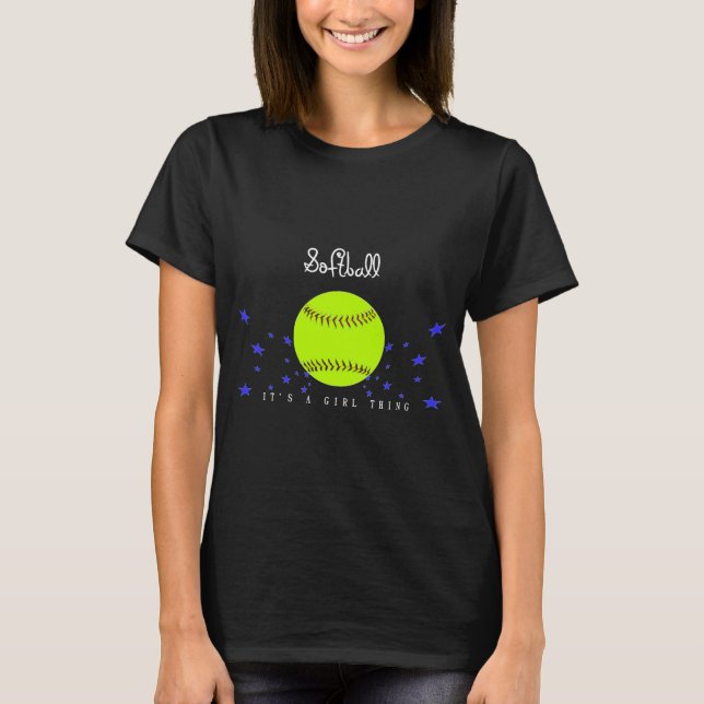 Camisa de Softbol Feminino (Frente)