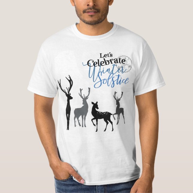 Camisa De Solstício De Inverno Celebrado Por vamos (Frente)