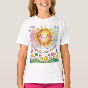 Camisa de Sonhos Florais para Meninas - Bonita e N