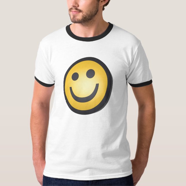 Camisa de sorriso da cara T (Frente)