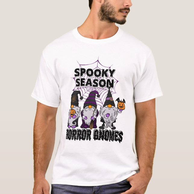Camisa de Spooky| Halloween dos Gnomos (Frente)
