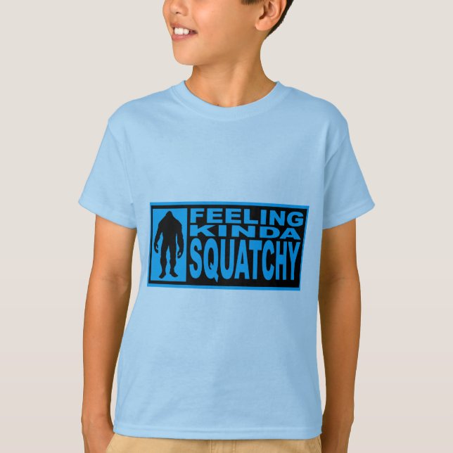 Camisa de Squatchy do sentimento - encontrando (Frente)