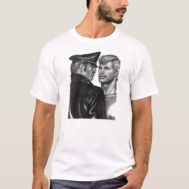 Camisa De Subdesenho Do Pai De Couro Vintage Dom (Frente)