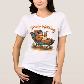 Camisa De Sumo De Praia Do Urso Divertido - Gr Tro