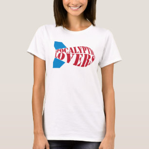 Camisa de suor apocalíptico dos amantes