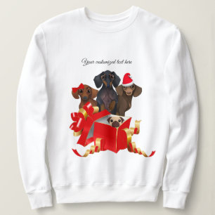 Camisa de suor bonito do Natal da família do