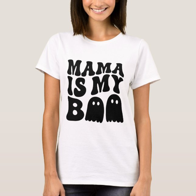 camisa de suor da mamãe halloween (Frente)