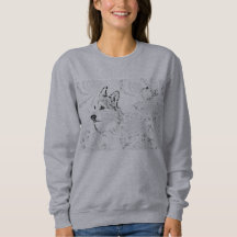 Camisa de suor do padrão Corgi