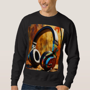Camisa de suor fones de ouvido Dj