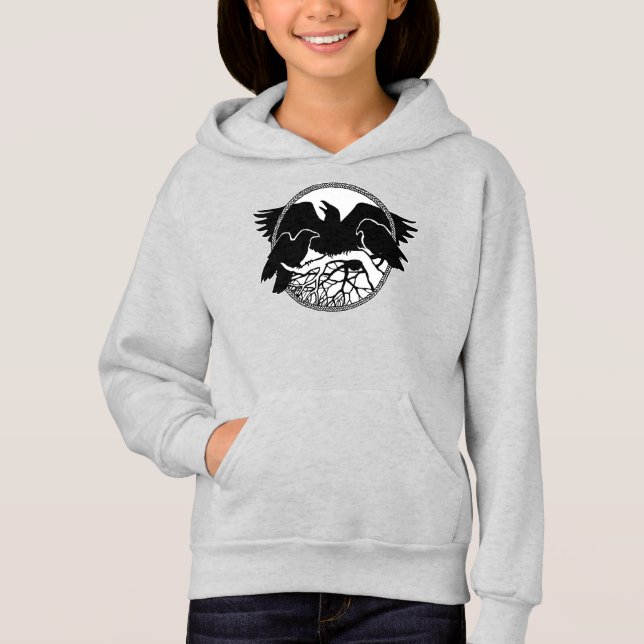 Camisa de Suor Raven Hoodie (Frente)