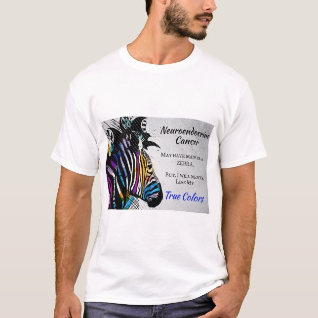 Camisa de suporte e conscientização do Cancer NET (Frente)