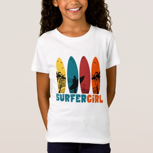 Camisa De Surfe Retro, Camisa De Surfe, Vintagem  (Frente)