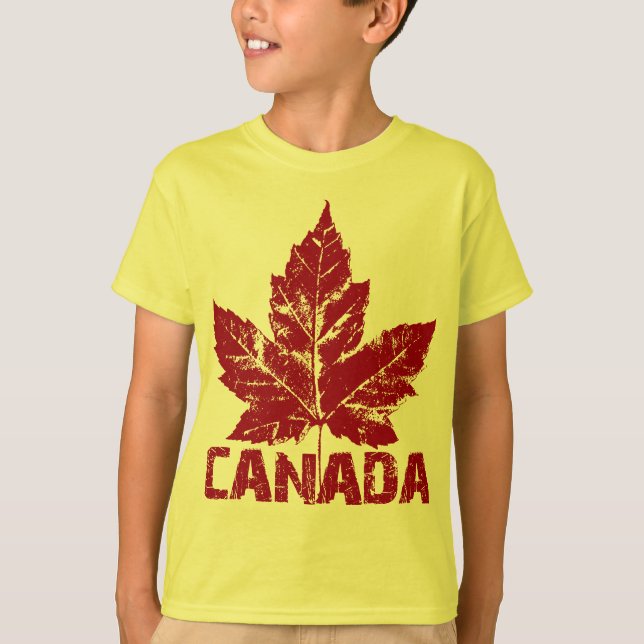 Camisa de suvenir orgânica canadense do Canadá (Frente)