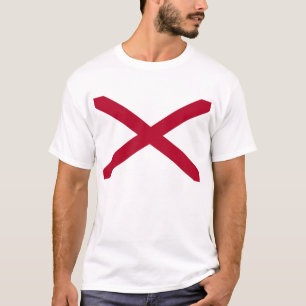 Camisa de T com a bandeira do estado EUA de