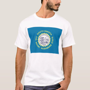 Camisa de T com a bandeira do estado EUA de South