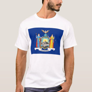 Camisa de T com a bandeira dos Estados de Nova