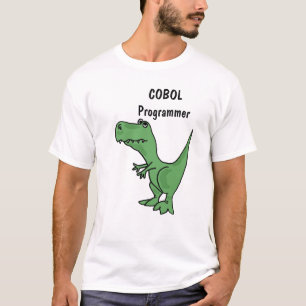 Camisa de T-Rex do programador de COBOL dos