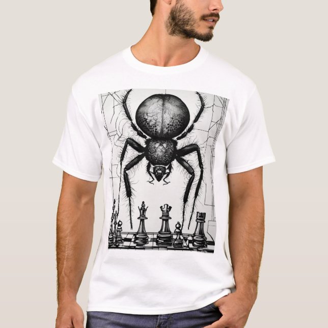 Camisa de tabuleiro estratégico (Frente)