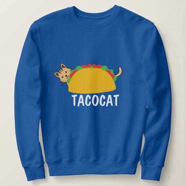 Camisa De Tacocat, Gráfico De Taco Gato Palindrome (Frente do Design)