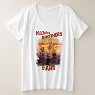 Camisa de tamanho adicional com Banda do irmão alb