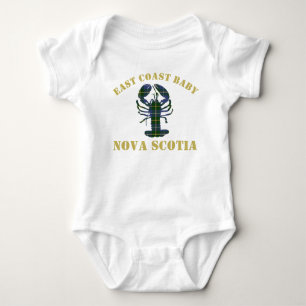 Camisa de tartã de lagosta Oriental Baby Nova Scot