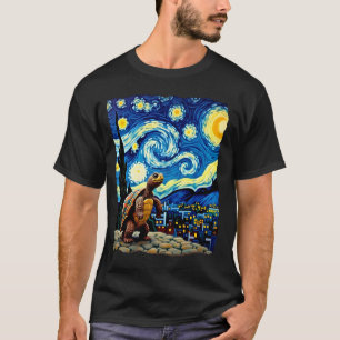 Camisa de Tartaruga Artística  Tartaruga Noite Est