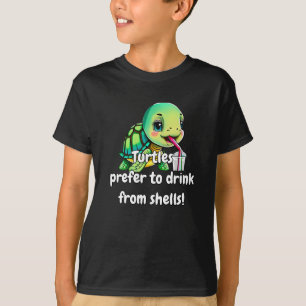 Camisa de Tartaruga Divertida Legal Única Melhor E