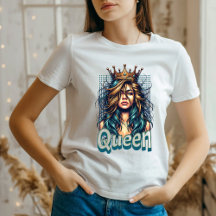 Camisa de tendências Gráficas da Rainha Coroa
