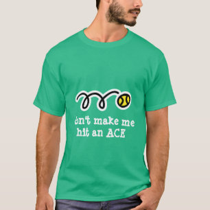 Camisa de tênis de piada com slogan de texto engr