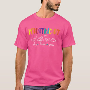 Camisa De Terapêutica Pediátrica Cuta Do Arco-Íris