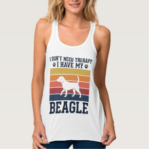 Camisa de Terapia de Cachorro Beagle Vintage Desig