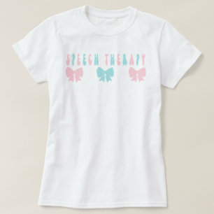 Camisa de Terapia de Voz, Camisa SLP,Arcos Rosa, S