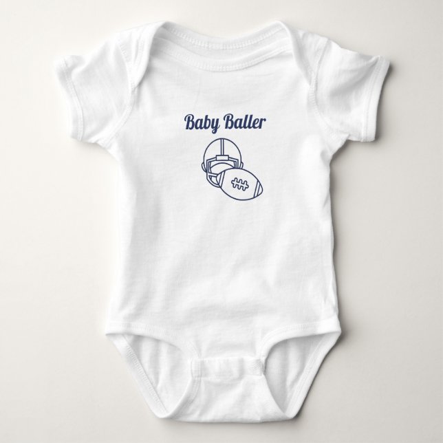 Camisa de terno do Baby Baller (Frente)