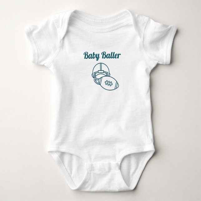 Camisa de terno do Baby Baller (Frente)