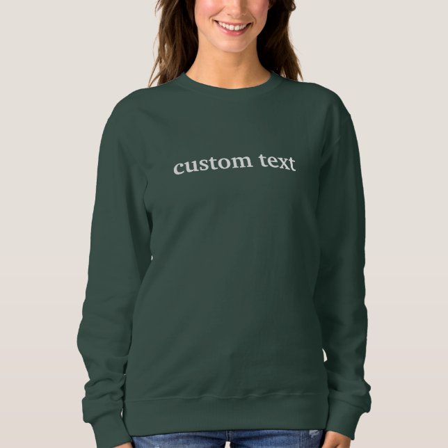 Camisa de Texto Personalizado (Frente)