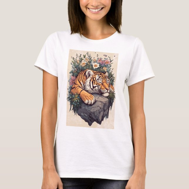 Camisa de Tigre de Dormir Bonita (Frente)