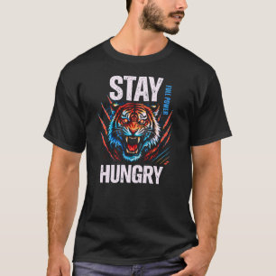 Camisa de Tigre Inspirador Gráfica Negrito Poderos