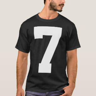 Camisa de Time Esportivo Número 7 (Nas Costas)