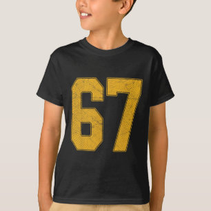 Camisa de time esportivo uniforme numerado 67 67º