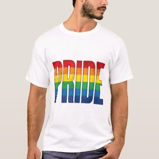 Camisa de Tipografia Orgulho Arco-Íris Vintage Des