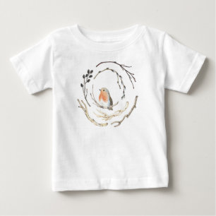 Camisa de Toddler de Pássaros Brincos de Robin