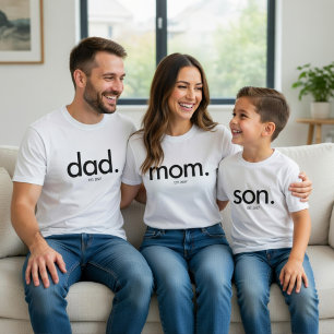 Camisa de Toddler Filho   Conjunto do Pai e do Fil