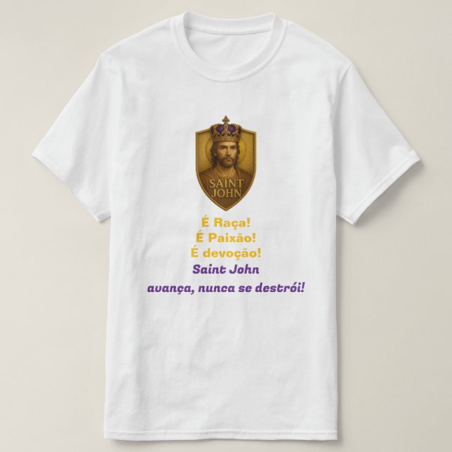 Camisa de Torcedor - Saint John FC. (Frente do Design)